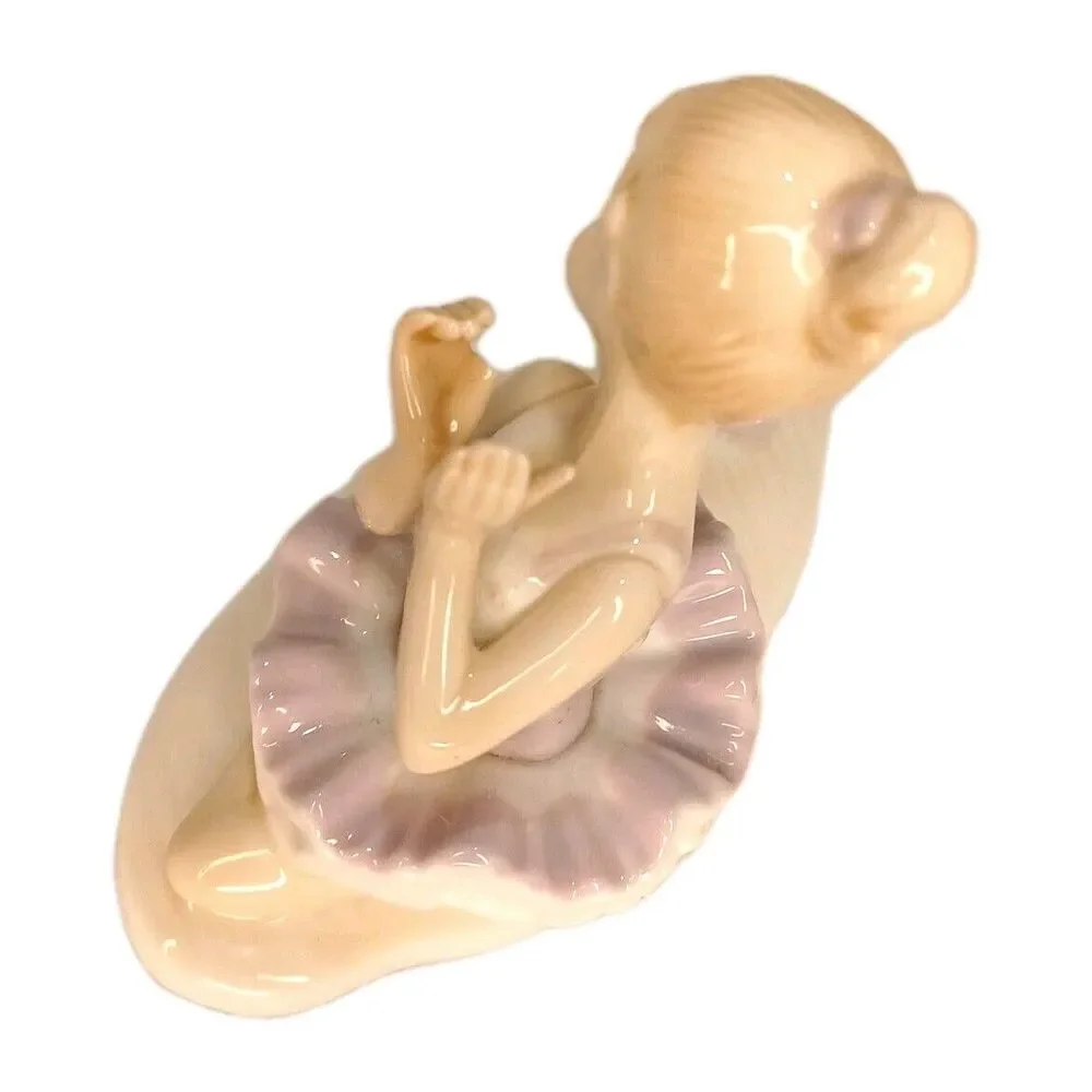 Vintage Porcelain Ballerina Figurine 5” #2 (The Aspen Gallery Collection)